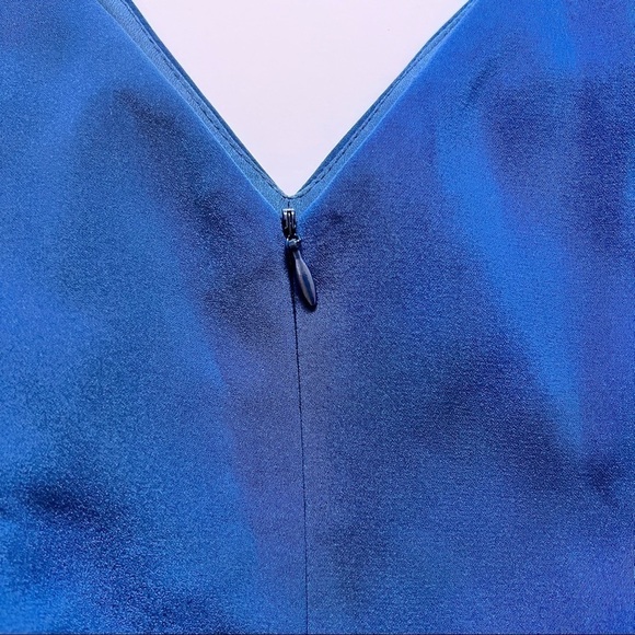 Revolve Keepsake the Label Dress Slow Motion Cold Shoulder Mini in Blue Sz M - Picture 7 of 9